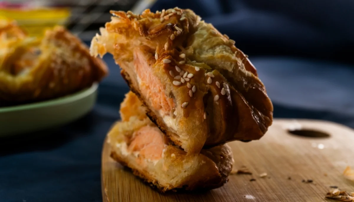 Feuilletés saumon & aneth