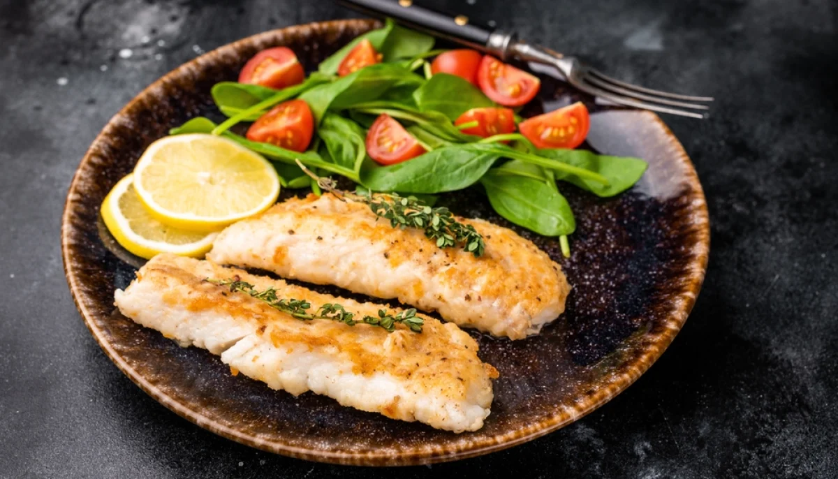 Filet de poisson à la moutarde douce