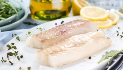 Filet de poisson citron & ail