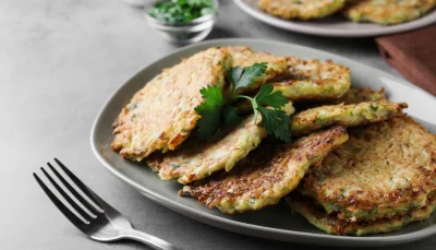 Galettes pommes de terre & épinards