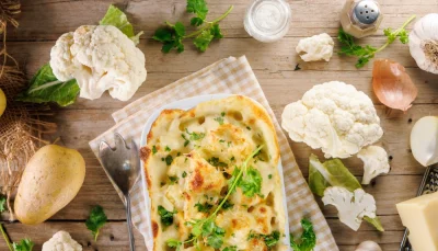 Gratin de chou-fleur & pommes de terre