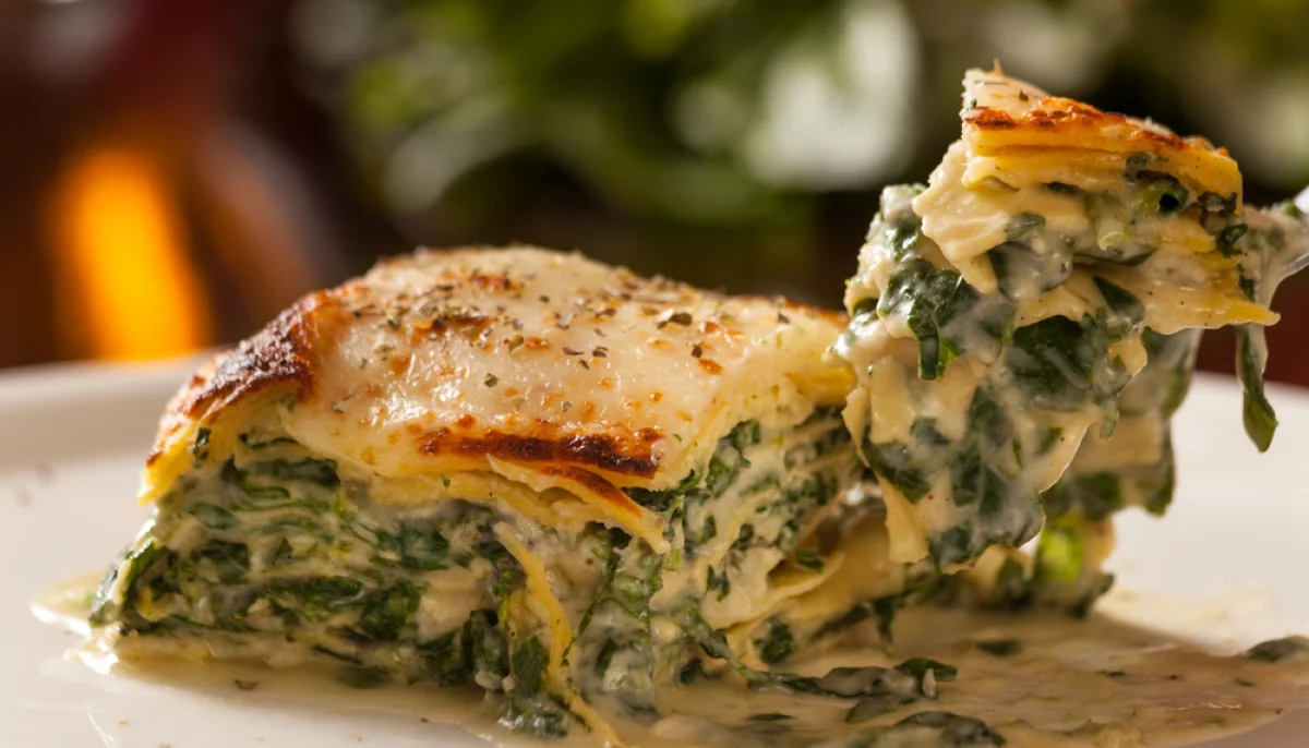 Lasagnes aux épinards et ricotta
