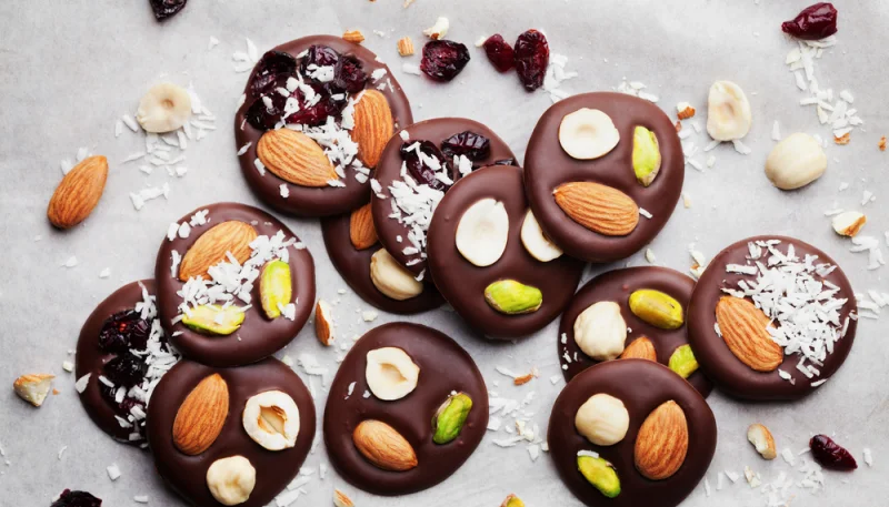 Mendiants au chocolat (noël)