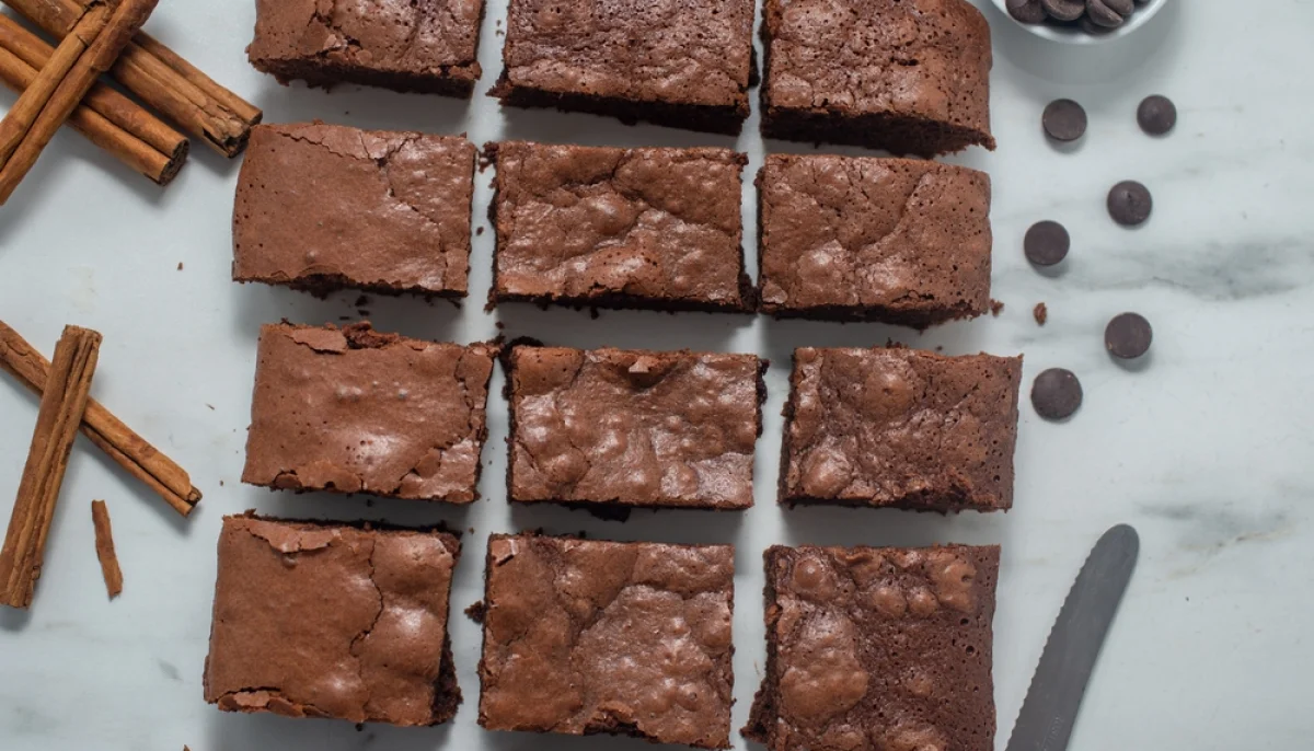 Mini brownies de noël à la cannelle