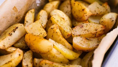 Navets rôtis au miel et herbes