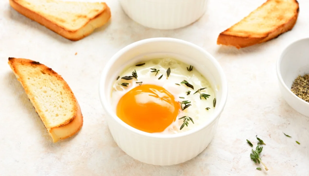 Œufs cocotte aux courgettes