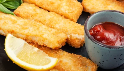 Poisson pané maison doré