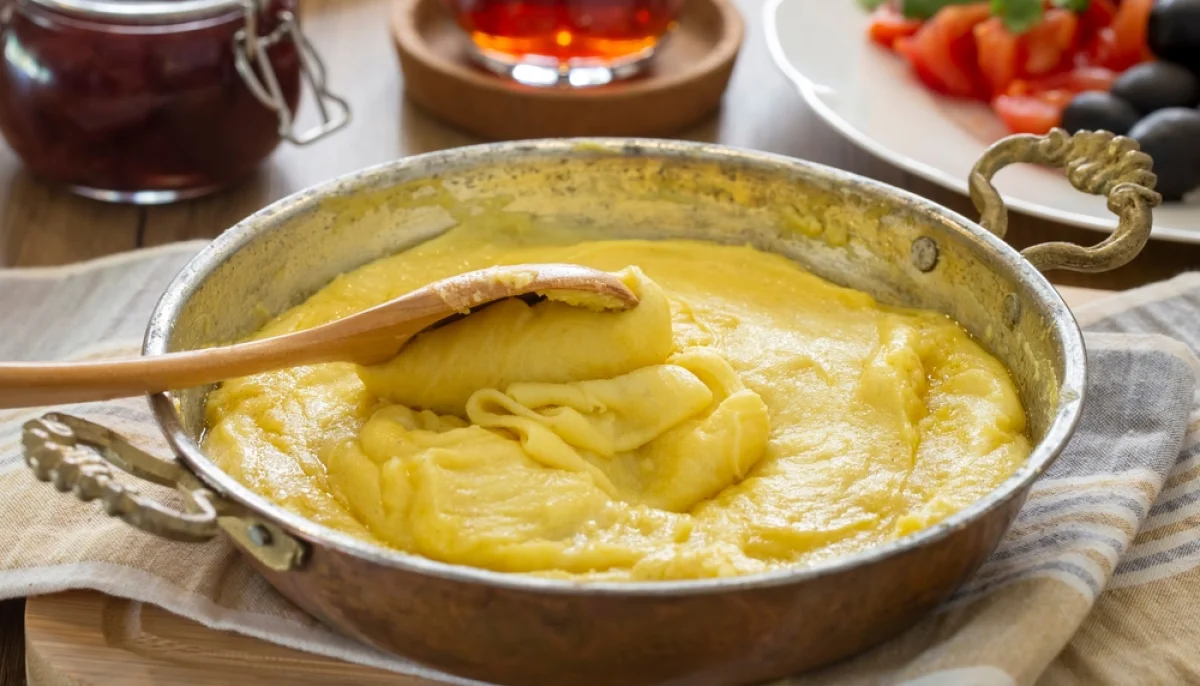 Polenta crémeuse au parmesan