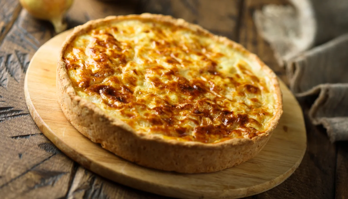 Quiche aux courgettes & fromage