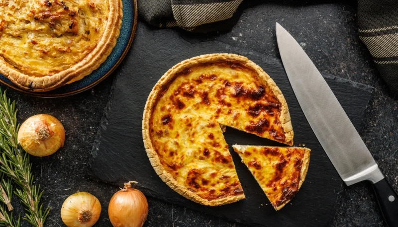 Quiche légère aux oignons