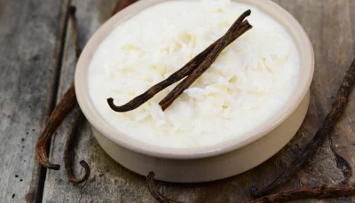Riz au lait à la vanille