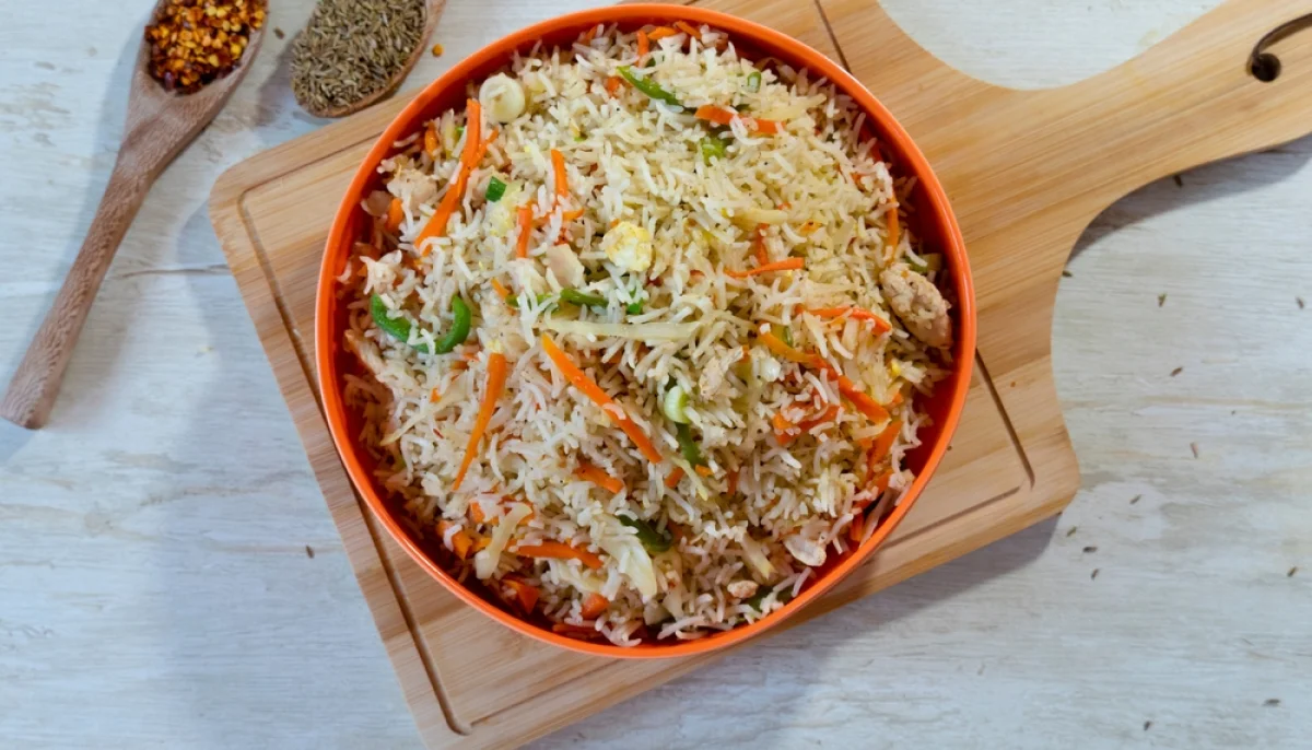 Riz sauté aux légumes d’hiver