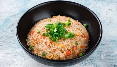Riz sauté aux légumes d’hiver