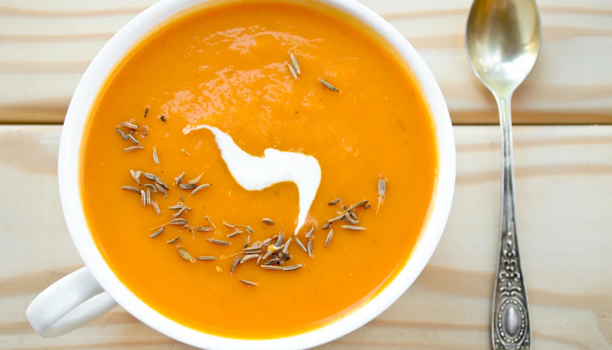 Soupe de carottes et cumin