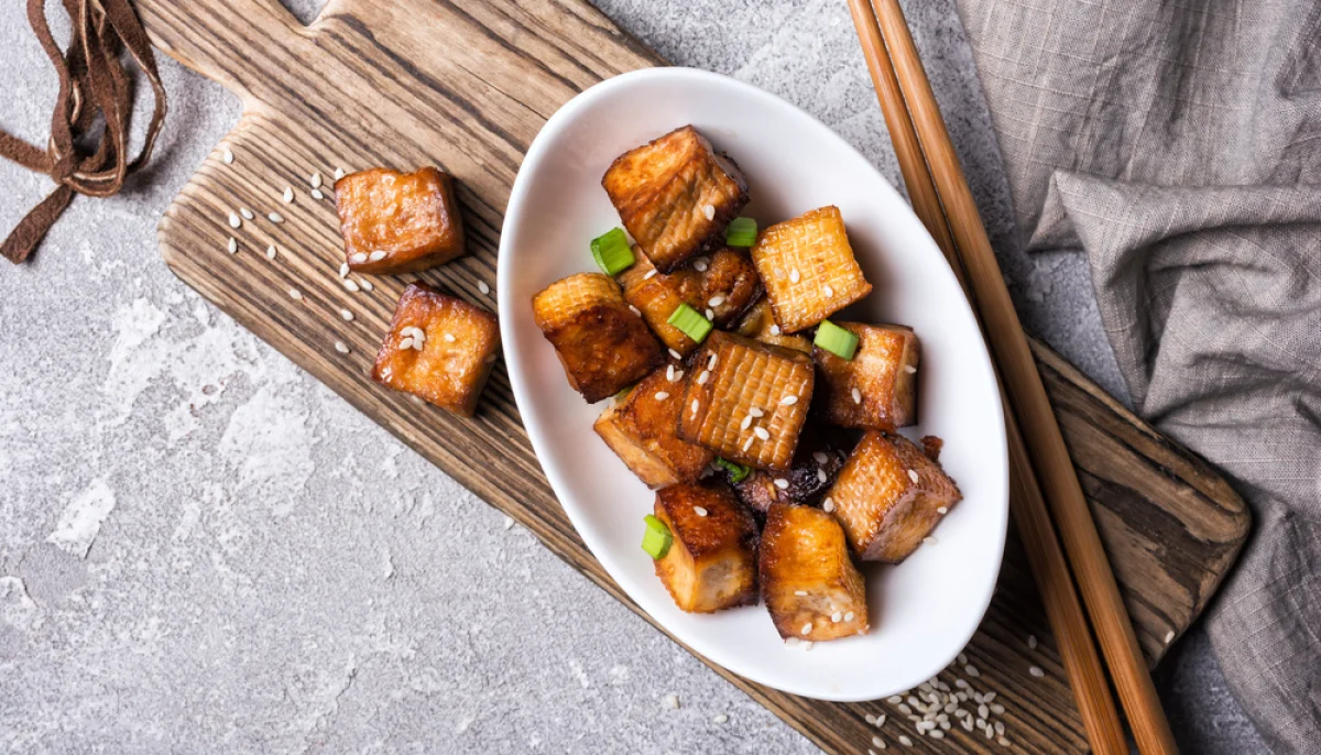 Tofu croustillant au miel et soja