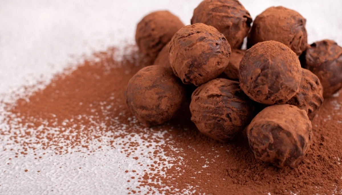 Truffes chocolat cacao pour noël