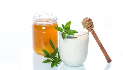 Yaourts miel et fleur d'oranger