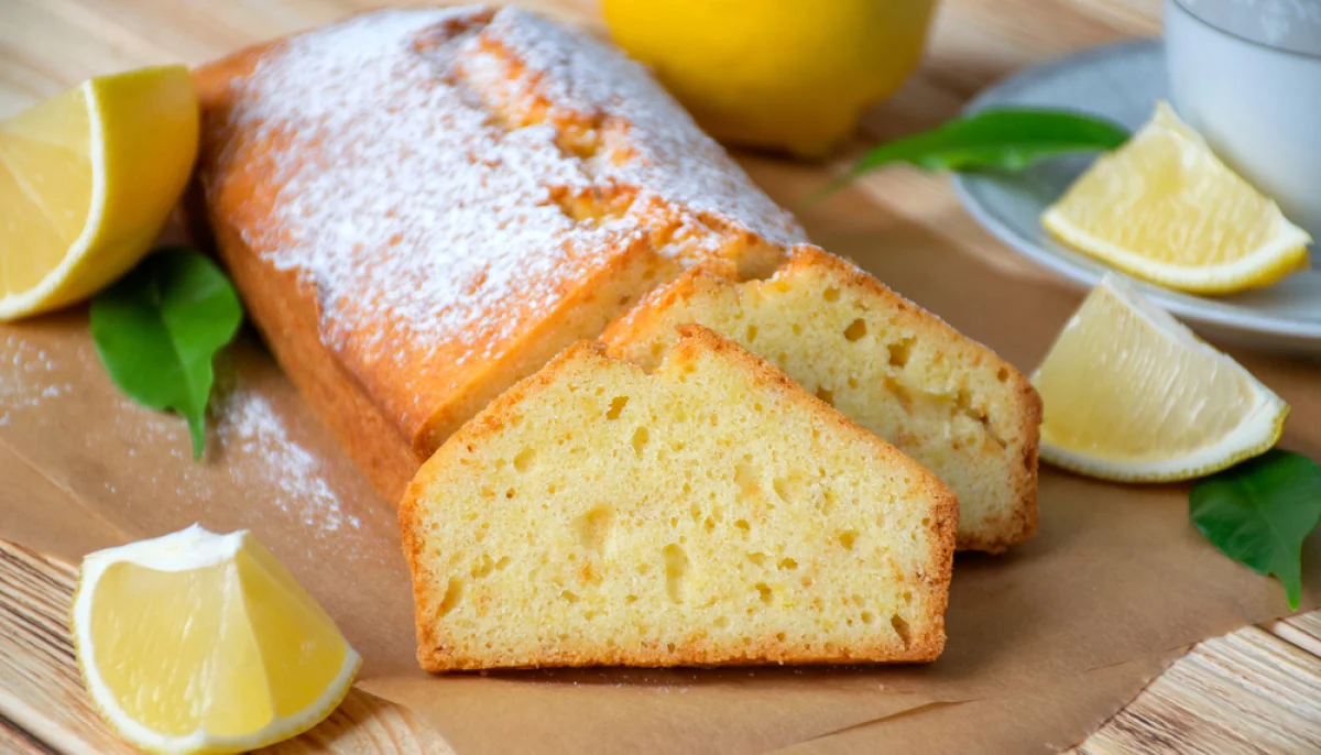 Cake moelleux citron nature