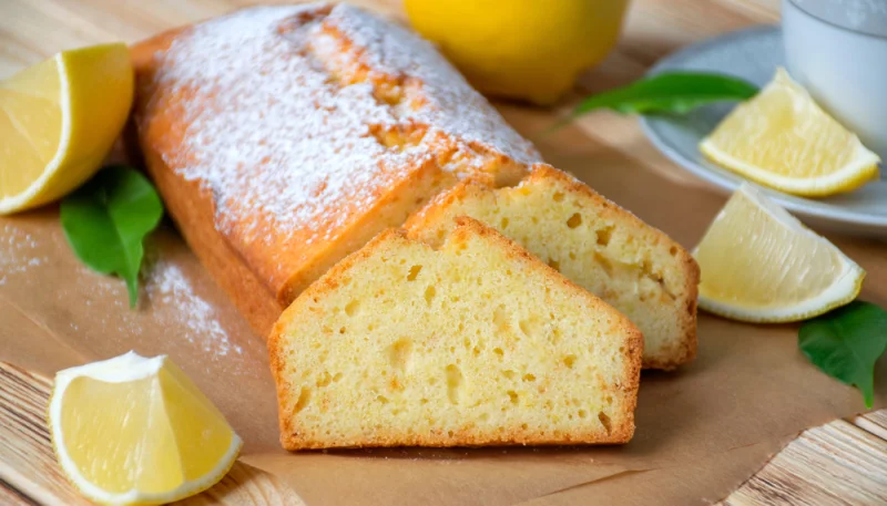 Cake moelleux citron nature