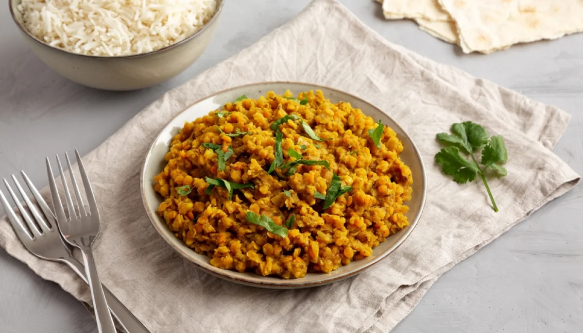 Lentilles blondes aux échalotes