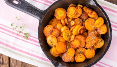 Poêlée de carottes au sésame