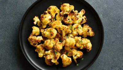 Poêlée de chou-fleur à l’ail