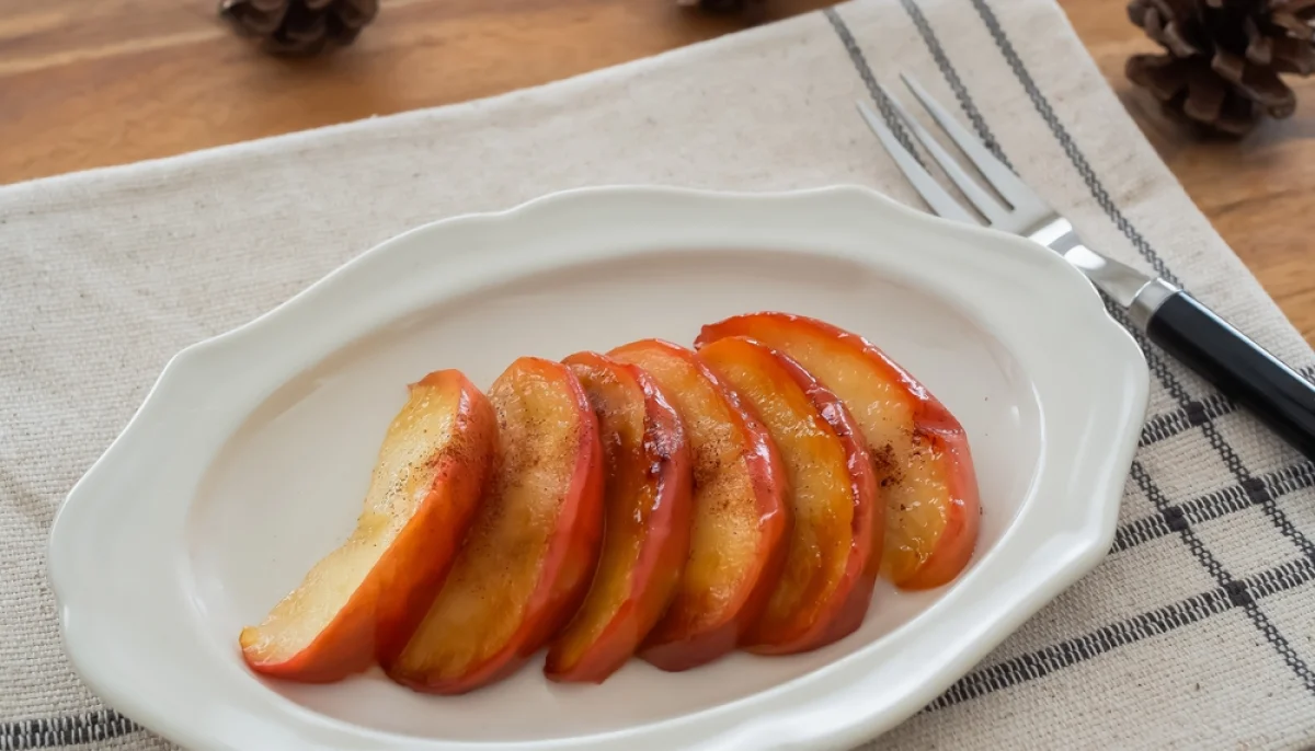 Pommes rôties à la cannelle