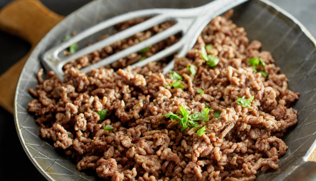 Bœuf haché aux herbes