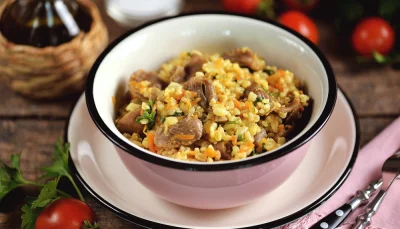 Boulgour aux légumes surgelés