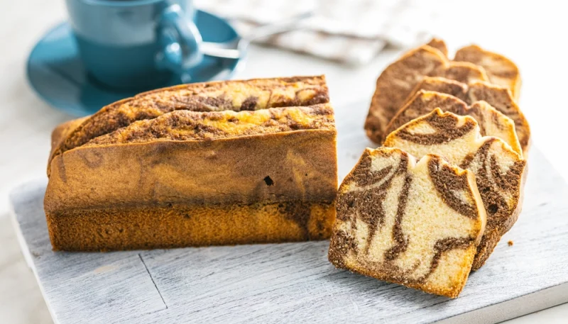 Cake marbré économique