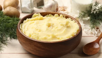 Écrasé de pommes de terre à l’ail