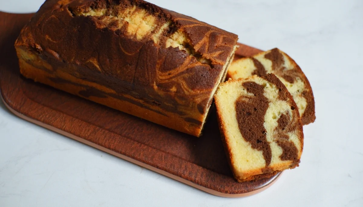 Gâteau au yaourt marbré