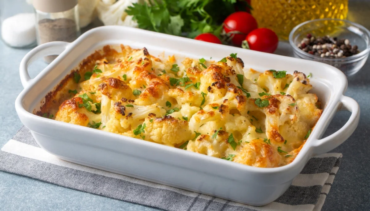 Gratin de chou-fleur léger