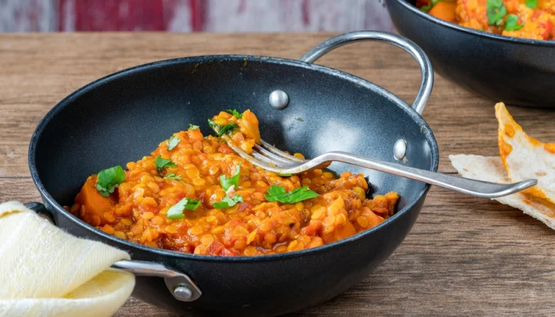 Lentilles corail façon ragoût