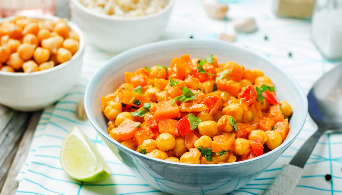 Poêlée carottes & pois chiches