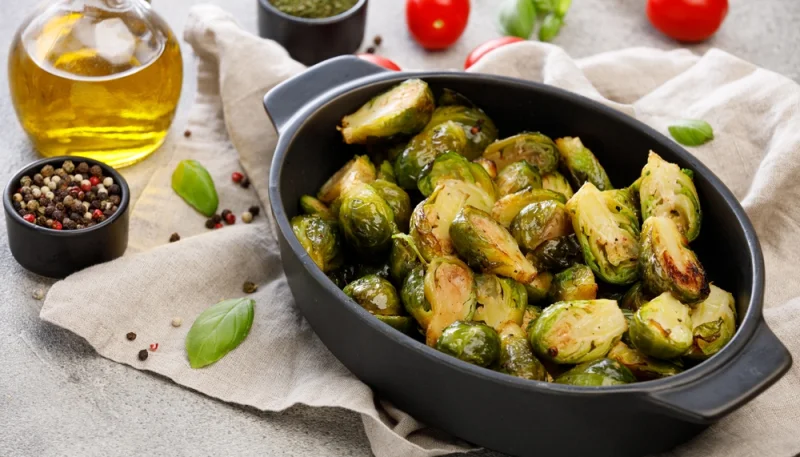 Poêlée de choux de bruxelles