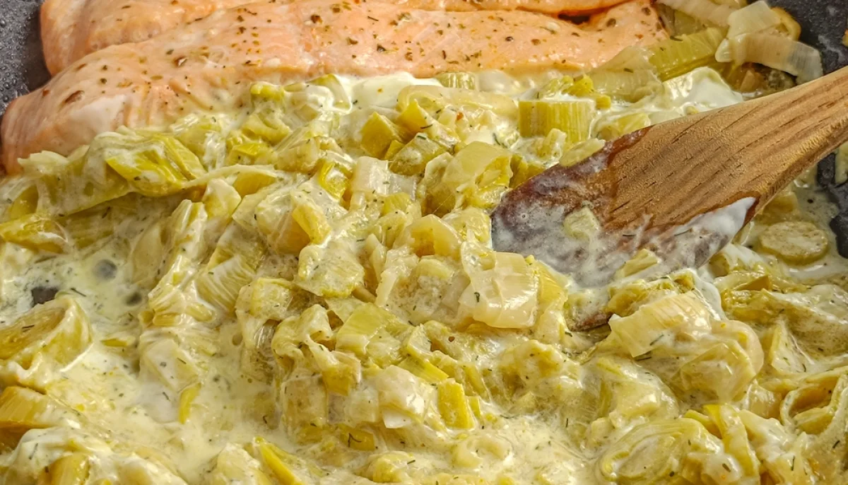 Poireaux à la moutarde douce