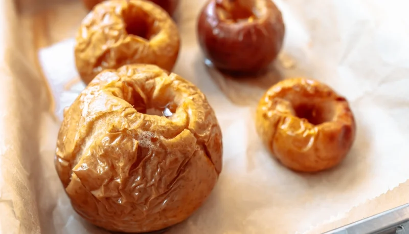 Pommes au four vanille