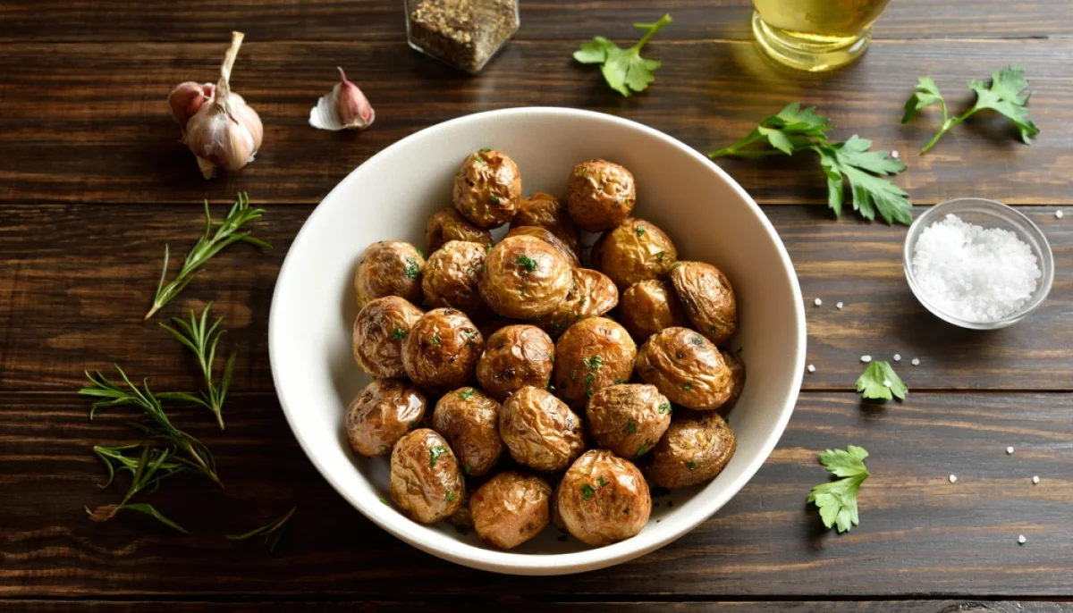 Pommes de terre grenaille rôties