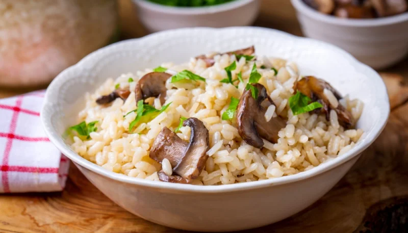 Riz pilaf aux champignons