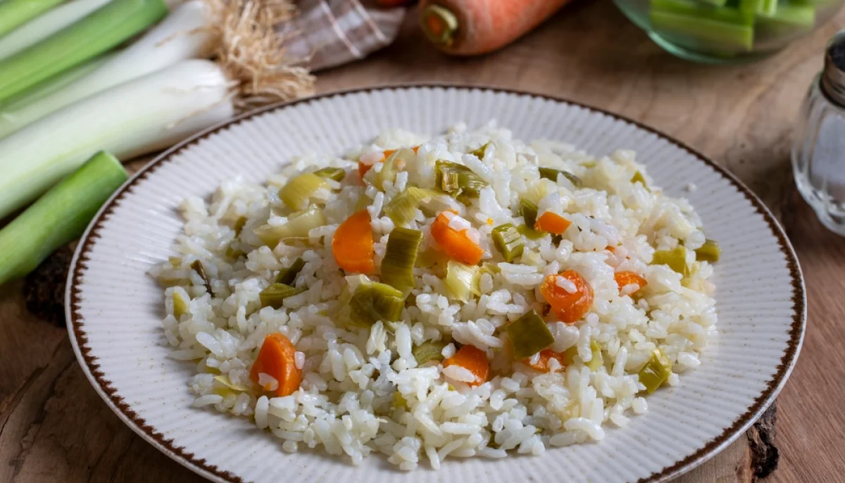 Riz sauté aux légumes d'hiver