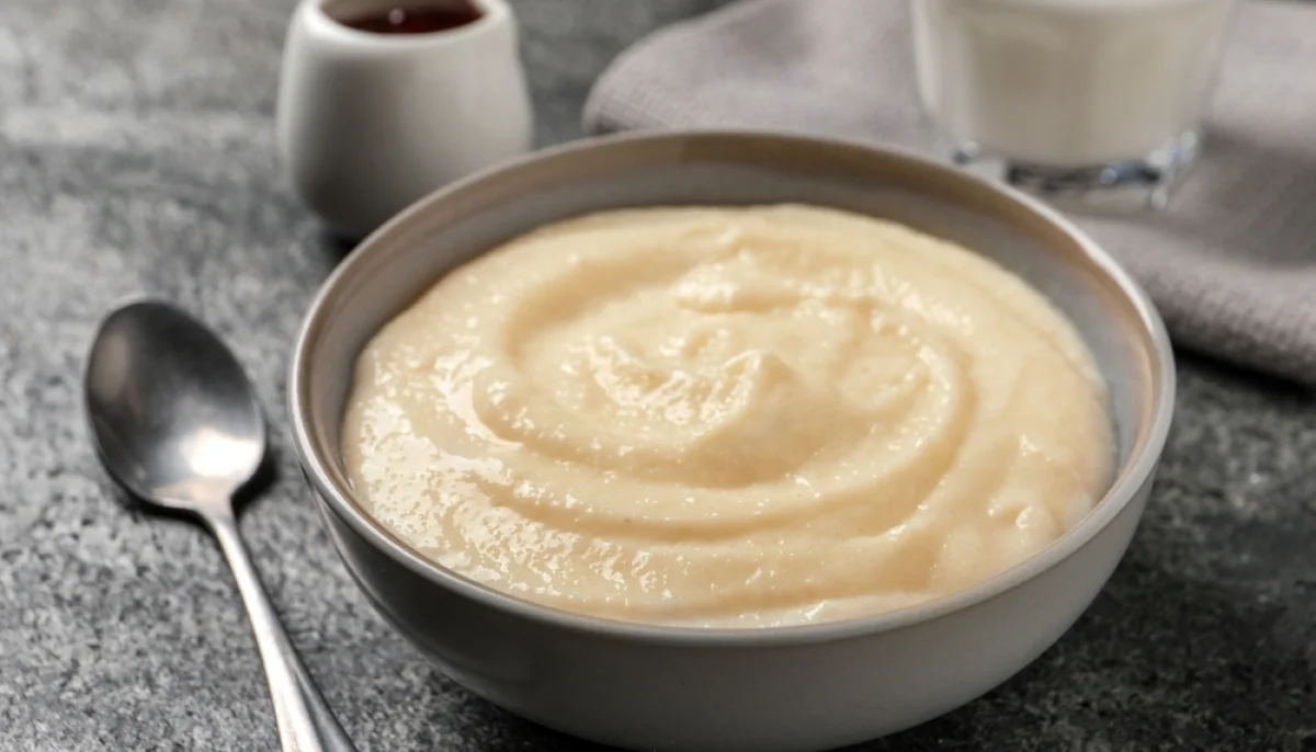 Semoule au lait citronnée