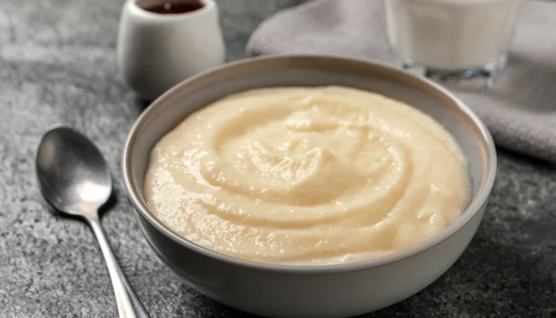 Semoule au lait citronnée