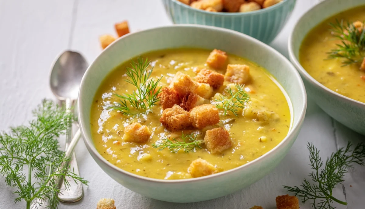 Soupe de légumes oubliés