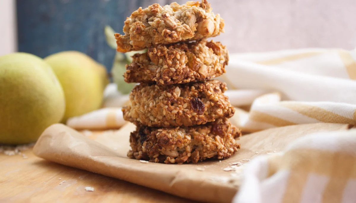 Biscuits avoine-poire