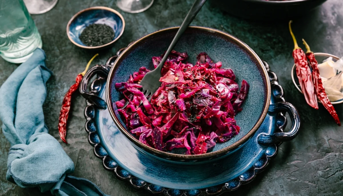 Chou rouge croquant minute