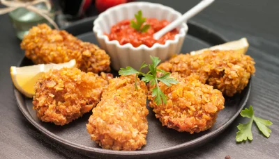 Nuggets de poulet au four (cornflakes)