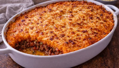 Parmentier patate douce-bœuf