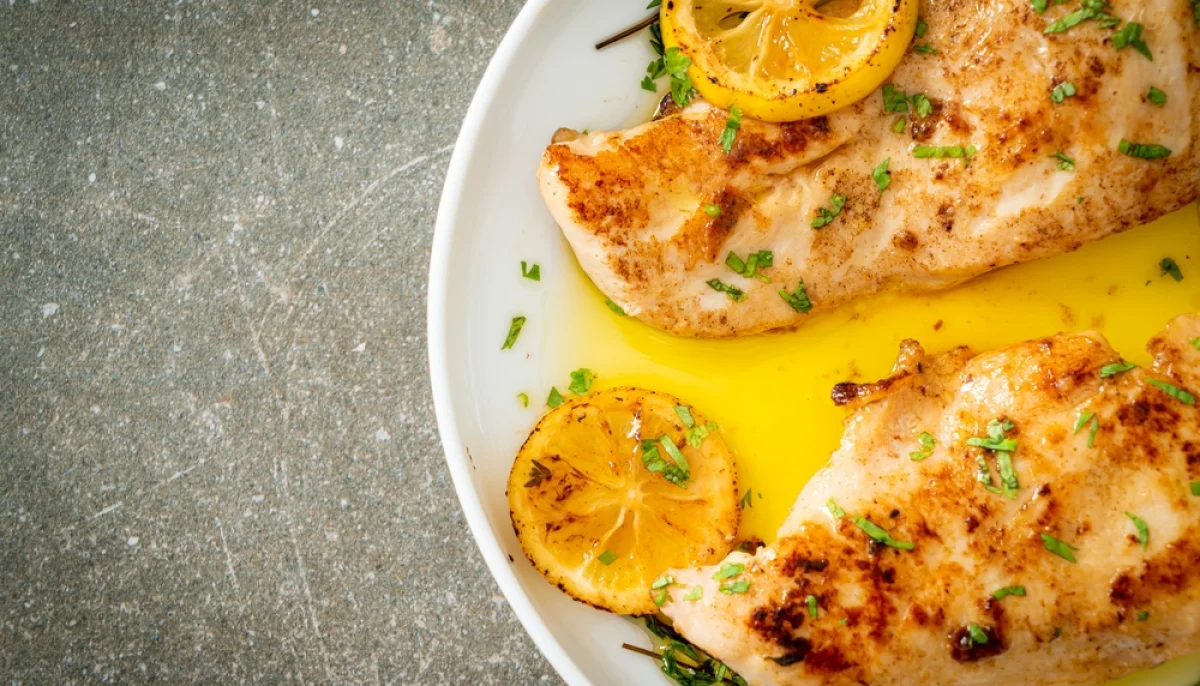 Poisson poêlé sauce orange
