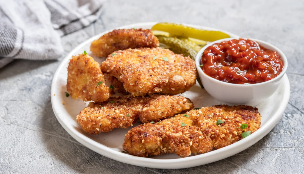 Poulet croustillant au sésame